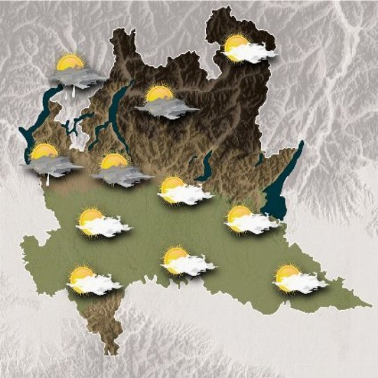 Mappa meteo domani