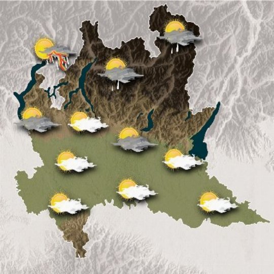 Mappa meteo domani