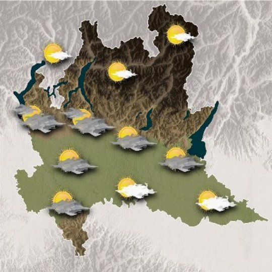 Mappa meteo domani