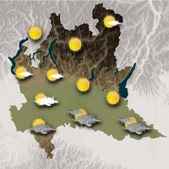Mappa meteo domani