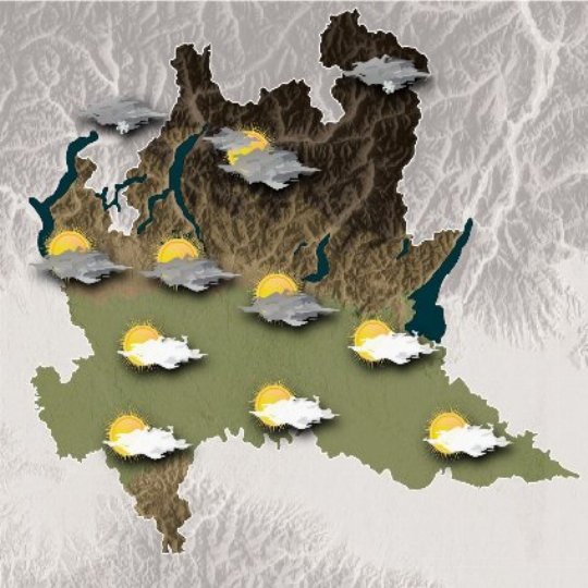Mappa meteo domani