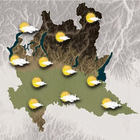 Mappa meteo domani