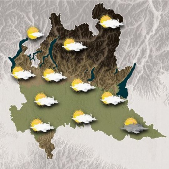 Mappa meteo domani