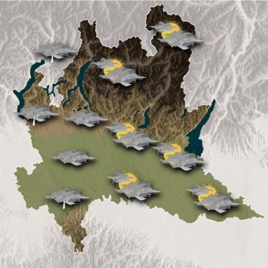 Mappa meteo domani