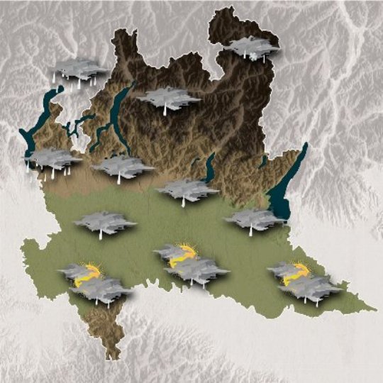 Mappa meteo domani