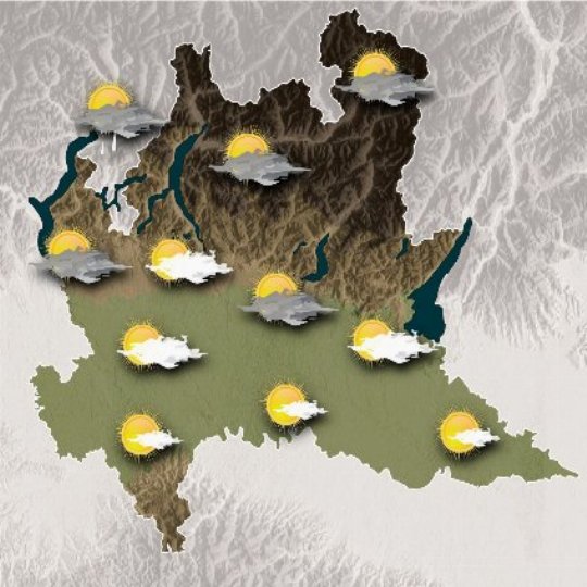 Mappa meteo domani