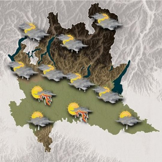 Mappa meteo domani