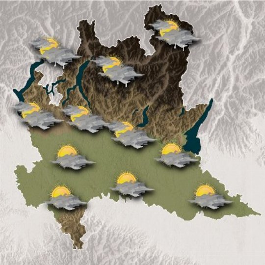 Mappa meteo domani