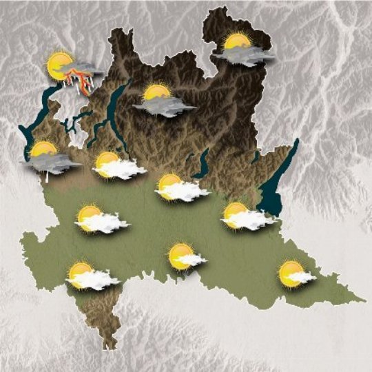Mappa meteo domani