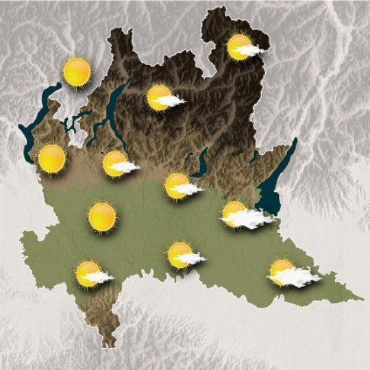Mappa meteo domani