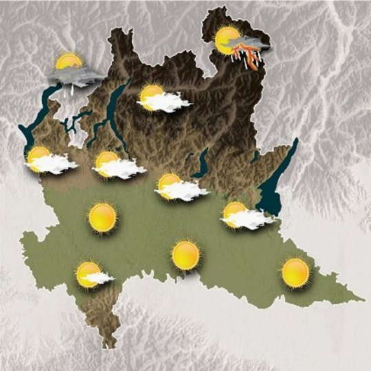 Mappa meteo domani