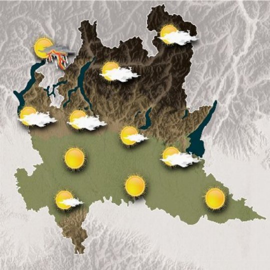 Mappa meteo domani