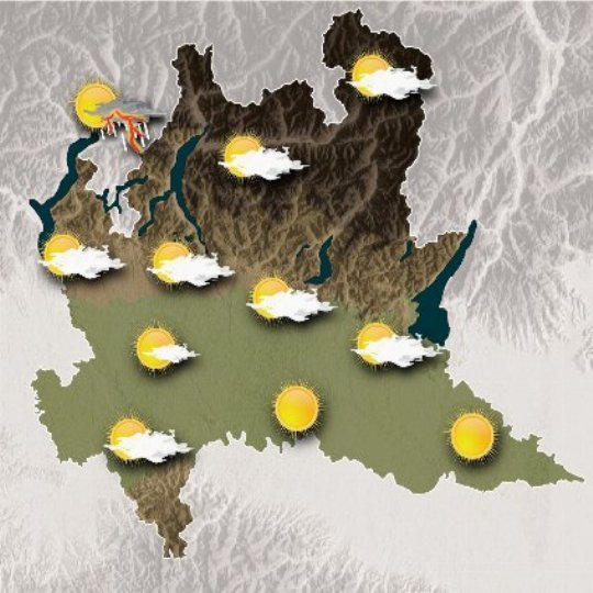 Mappa meteo domani