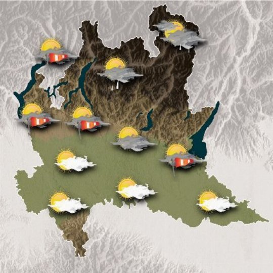 Mappa meteo domani