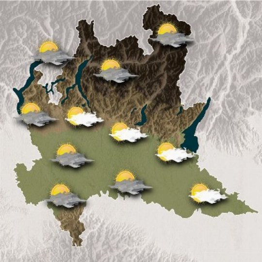 Mappa meteo domani