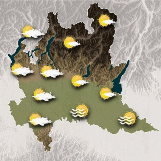 Mappa meteo domani