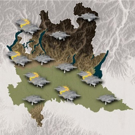 Mappa meteo domani