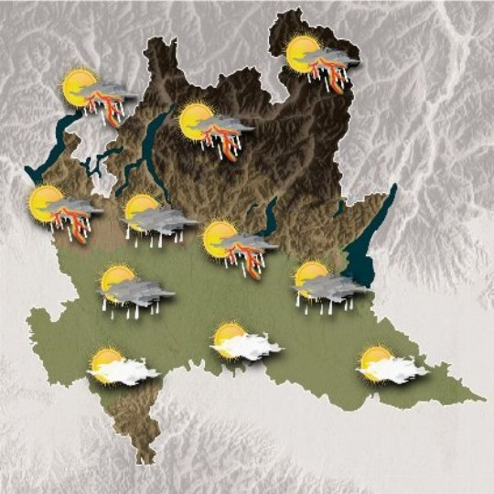 Mappa meteo dopodomani