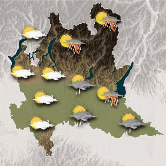 Mappa meteo dopodomani