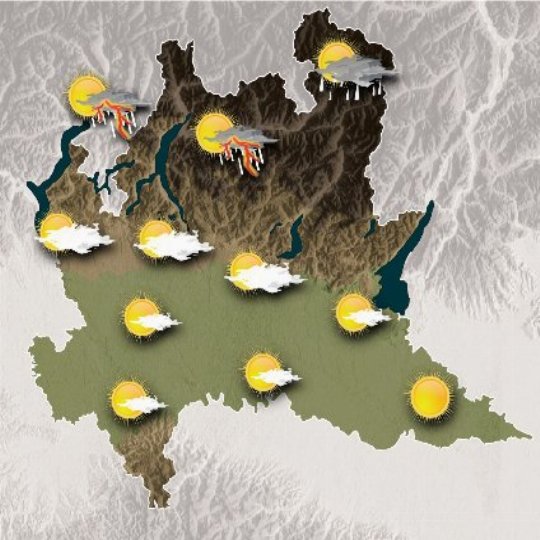 Mappa meteo dopodomani