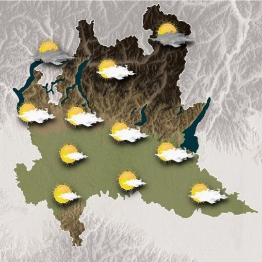Mappa meteo oggi