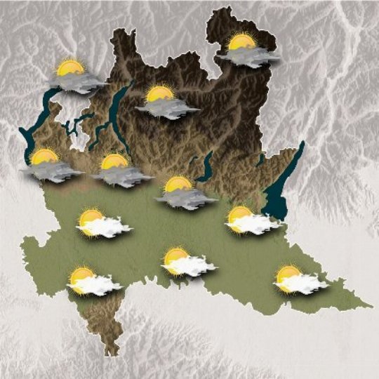 Mappa meteo oggi