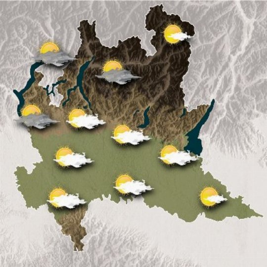 Mappa meteo oggi