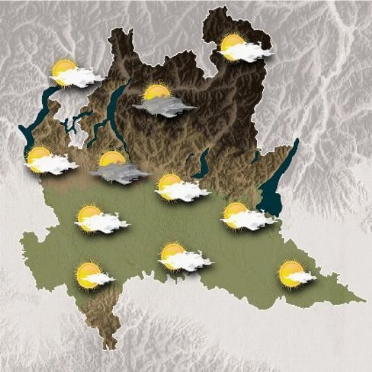 Mappa meteo oggi