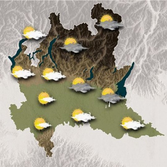 Mappa meteo oggi