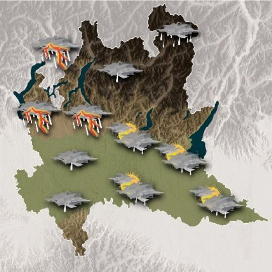 Mappa meteo oggi