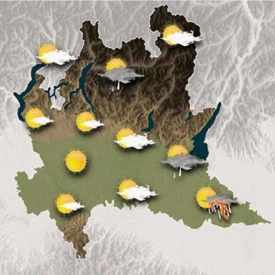 Mappa meteo oggi