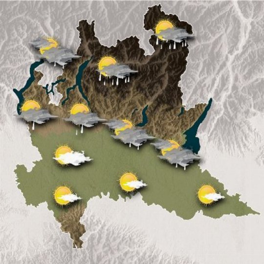 Mappa meteo oggi
