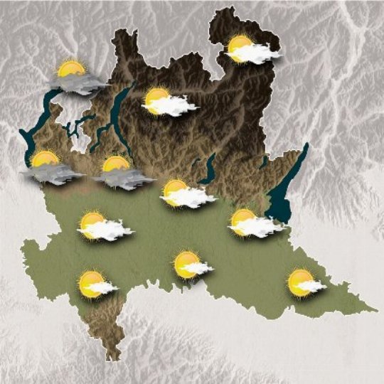 Mappa meteo oggi