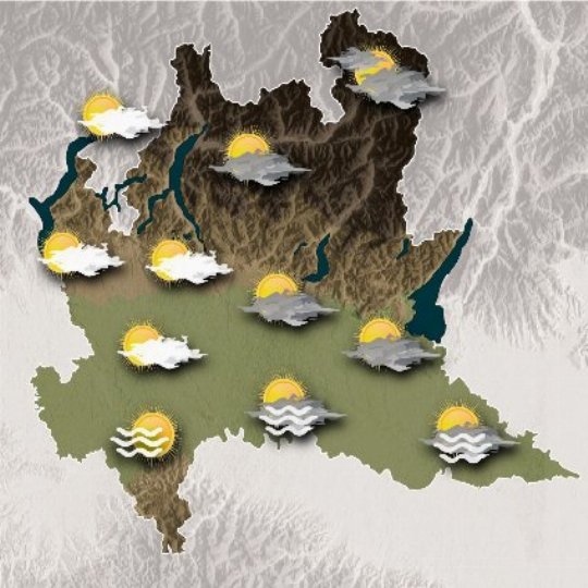 Mappa meteo oggi
