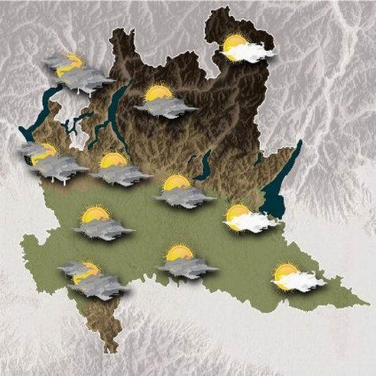 Mappa meteo oggi