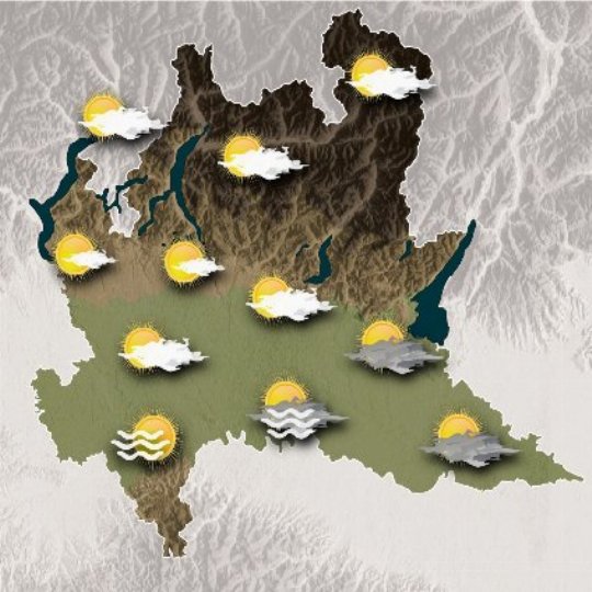 Mappa meteo oggi